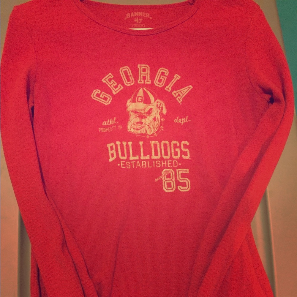 UGA thermal knit tee